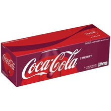 Carica l'immagine nel visualizzatore di Gallery, 12 Lattine Coca-Cola Cherry, bevanda alla ciliegia