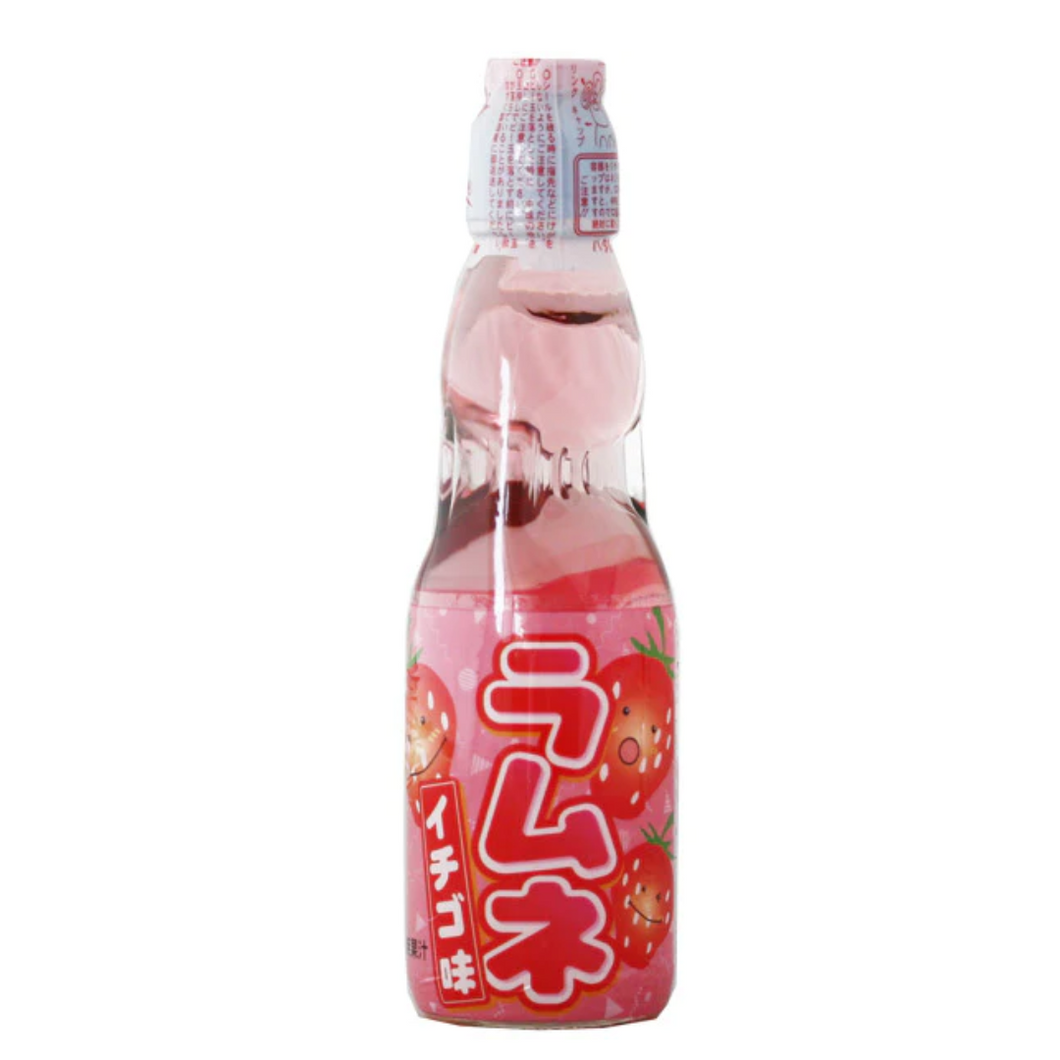 Hata Ramune Strawberry, bevanda giapponese gusto Fragola