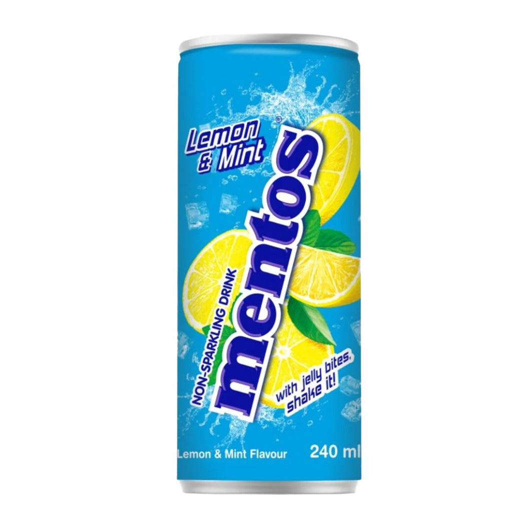 Mentos Limone e Menta Soda con pezzetti di gelatina di cocco