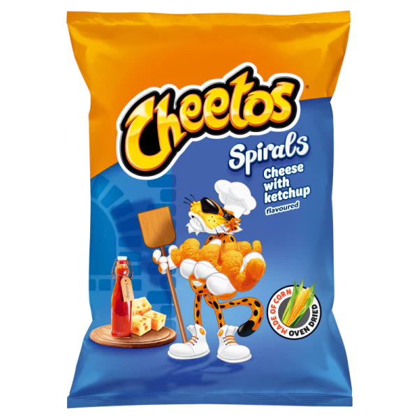 Cheetos Spirals Formaggio e Ketchup