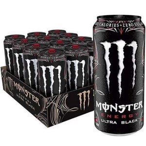12 lattine Monster Energy Ultra Black