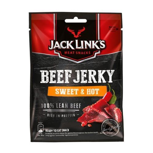 Jack Link's Beef Jerky Sweet and Hot, carne esiccata piccante