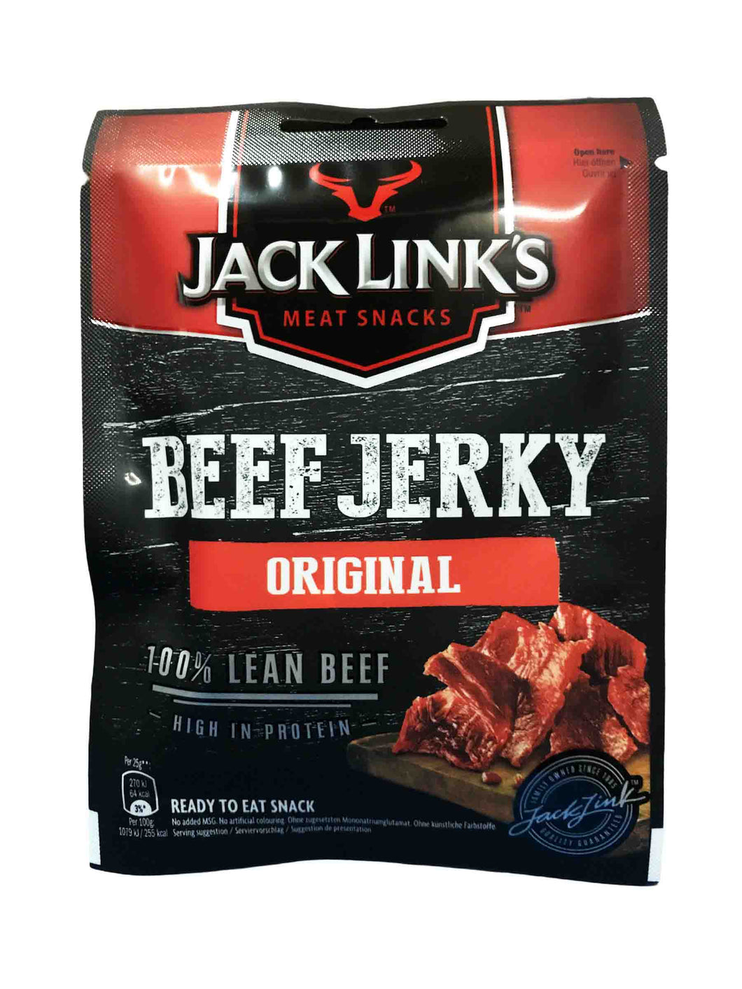 Jack Link's Beef Jerky Original, carne essiccata