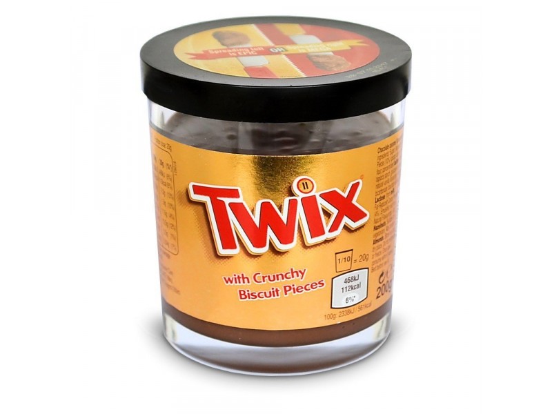 Twix with Crunchy Biscuit Pieces, crema spalmabile