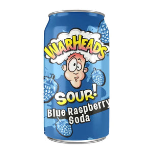 Warheads Sour Blue Raspberry Soda, bevanda gusto mirtilli