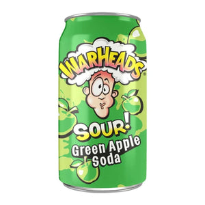 Warheads Sour Green Apple Soda, bevanda gusto mela verde