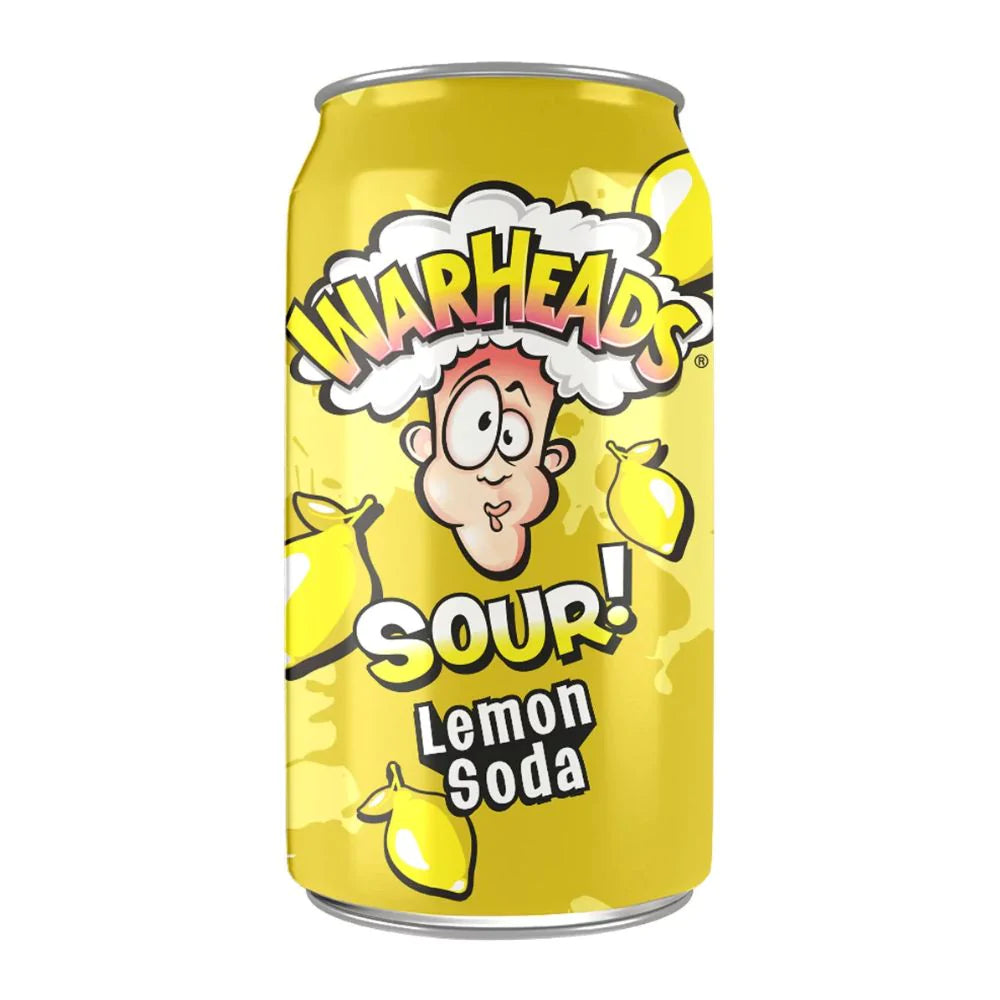 Warheads Sour Lemon Soda, bevanda al gusto limone