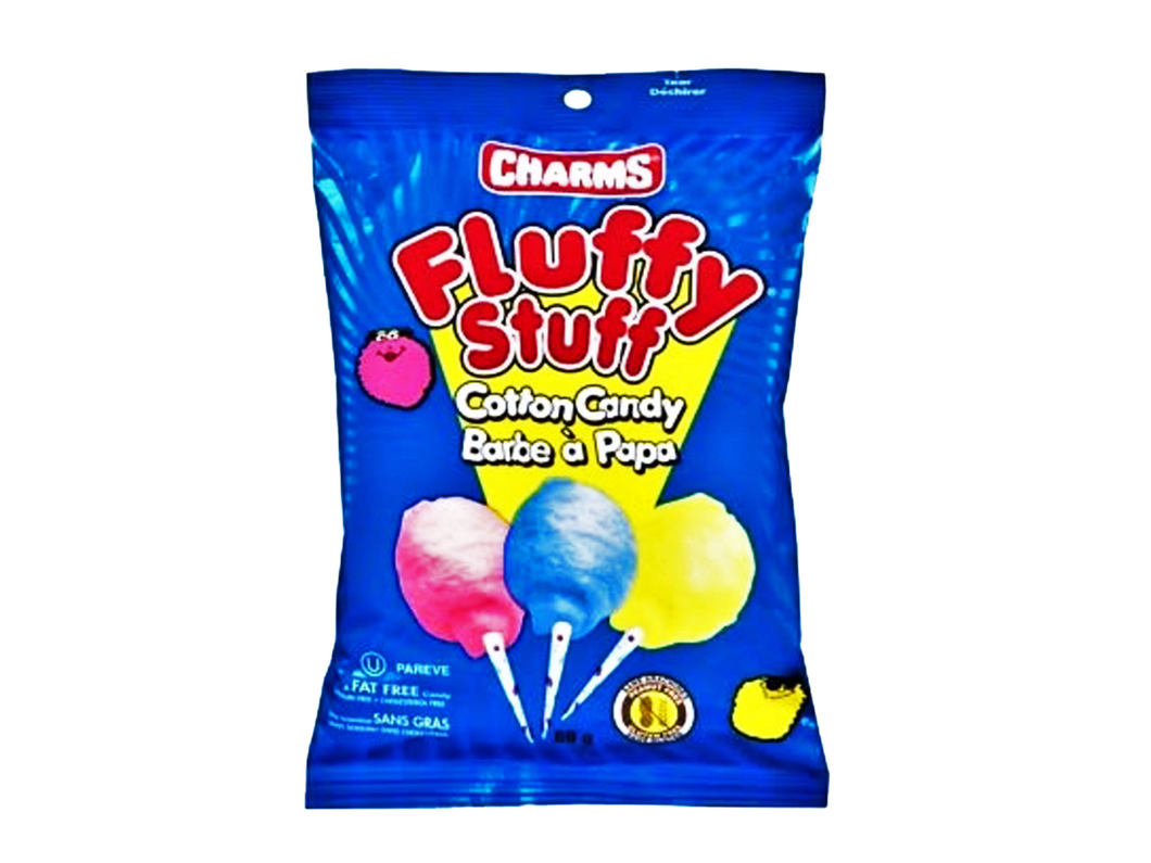 Charms Fluffy Stuff Candy Floss, zucchero filato (FORMATO mini)