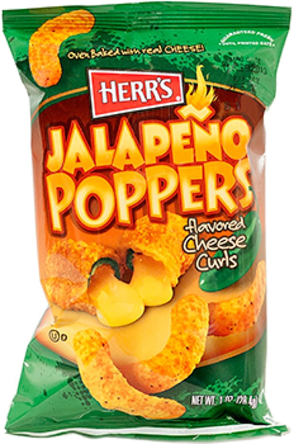 Herr's Jalapeno Poppers Potato, patatine piccanti gusto jalapeno